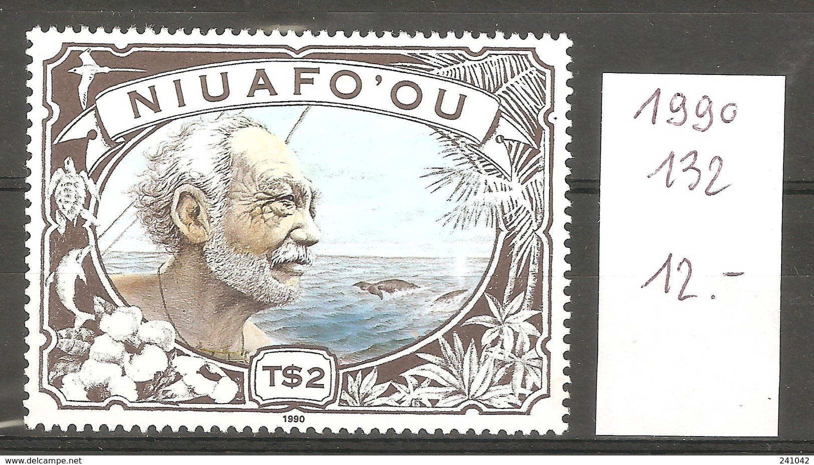 Niuafo'ou, 1990, Pêcheur Et Baleine - Autres - Océanie