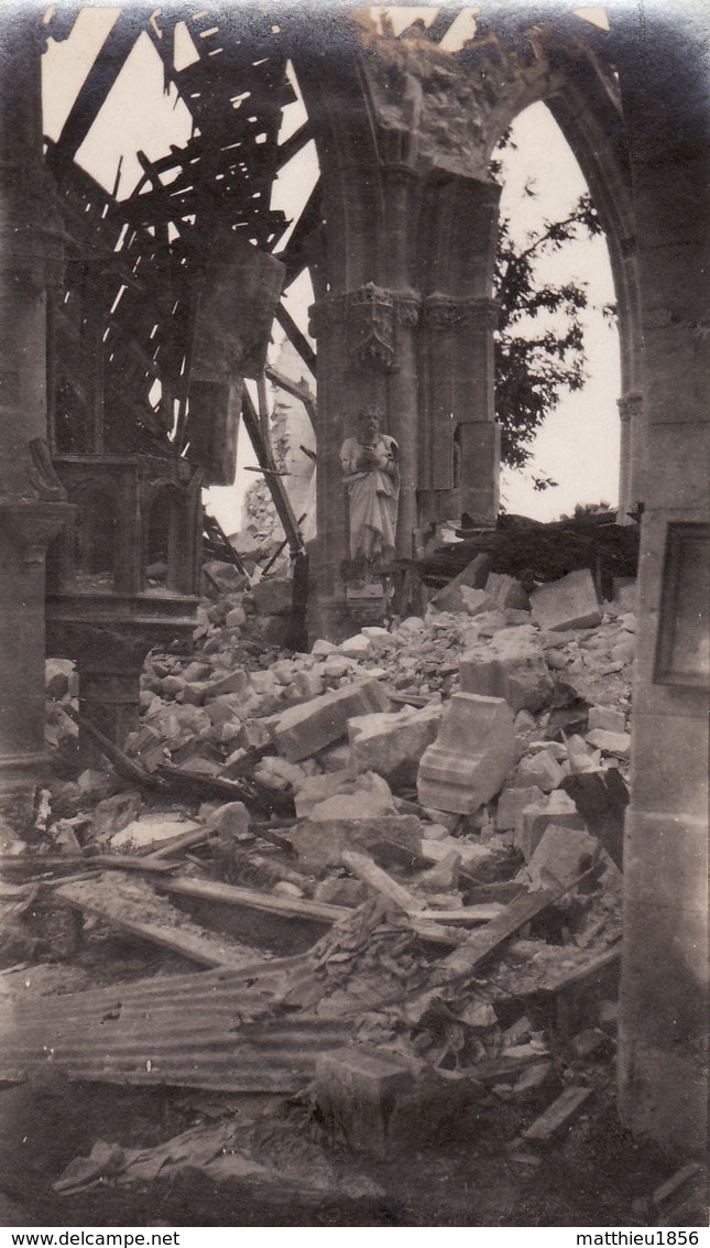 Photo 14-18 SOUAIN (Souain-Perthes-Lès-Hurlus, Près Suippes) - Intérieur De L'église (A191, Ww1, Wk 1) - Souain-Perthes-lès-Hurlus