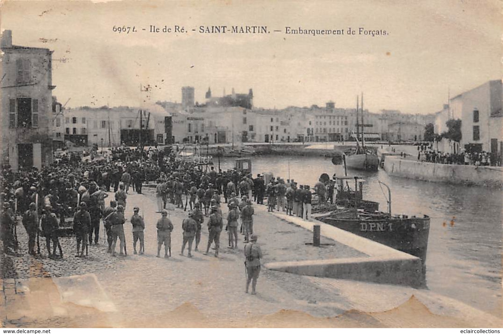 Saint Martin De Ré      17    Embarquement De Forçats      ( 2 Voir Scan) - Saint-Martin-de-Ré