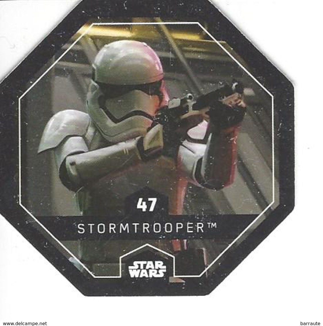 JETON LECLERC STAR WARS   N° 47 STORMTROOPER - Poder De La Fuerza