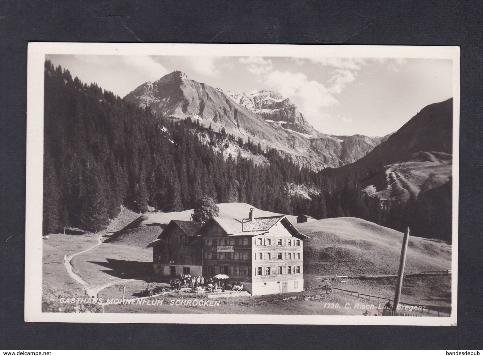 AK Schröcken - Gasthaus Mohnenfluh ( C. Risch Lau Bregenz ) - Schröcken