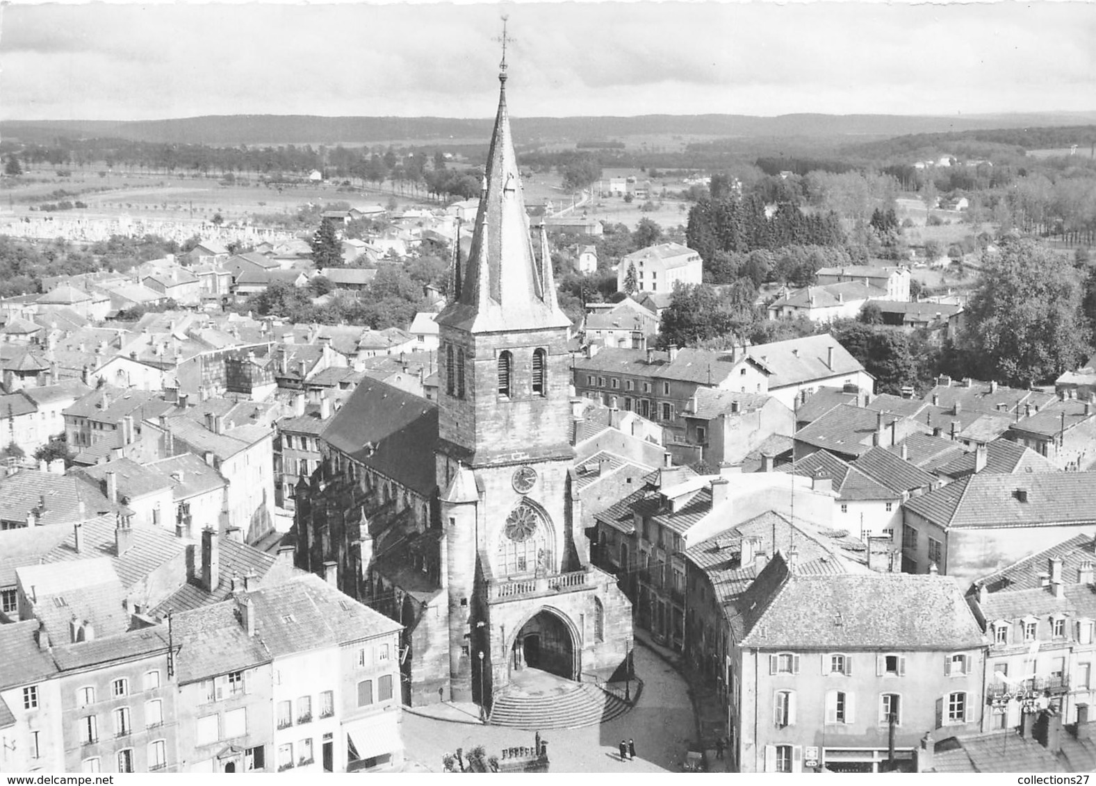 88-RAMBERVILLERS-VUE DU CIEL L'EGLISE - Rambervillers