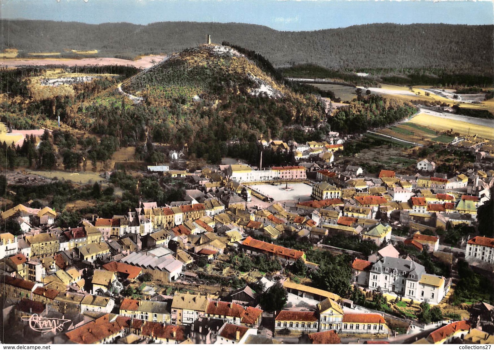 88-BRYERES- PLACE STANISLAS ET LE MIRADOR - Bruyeres