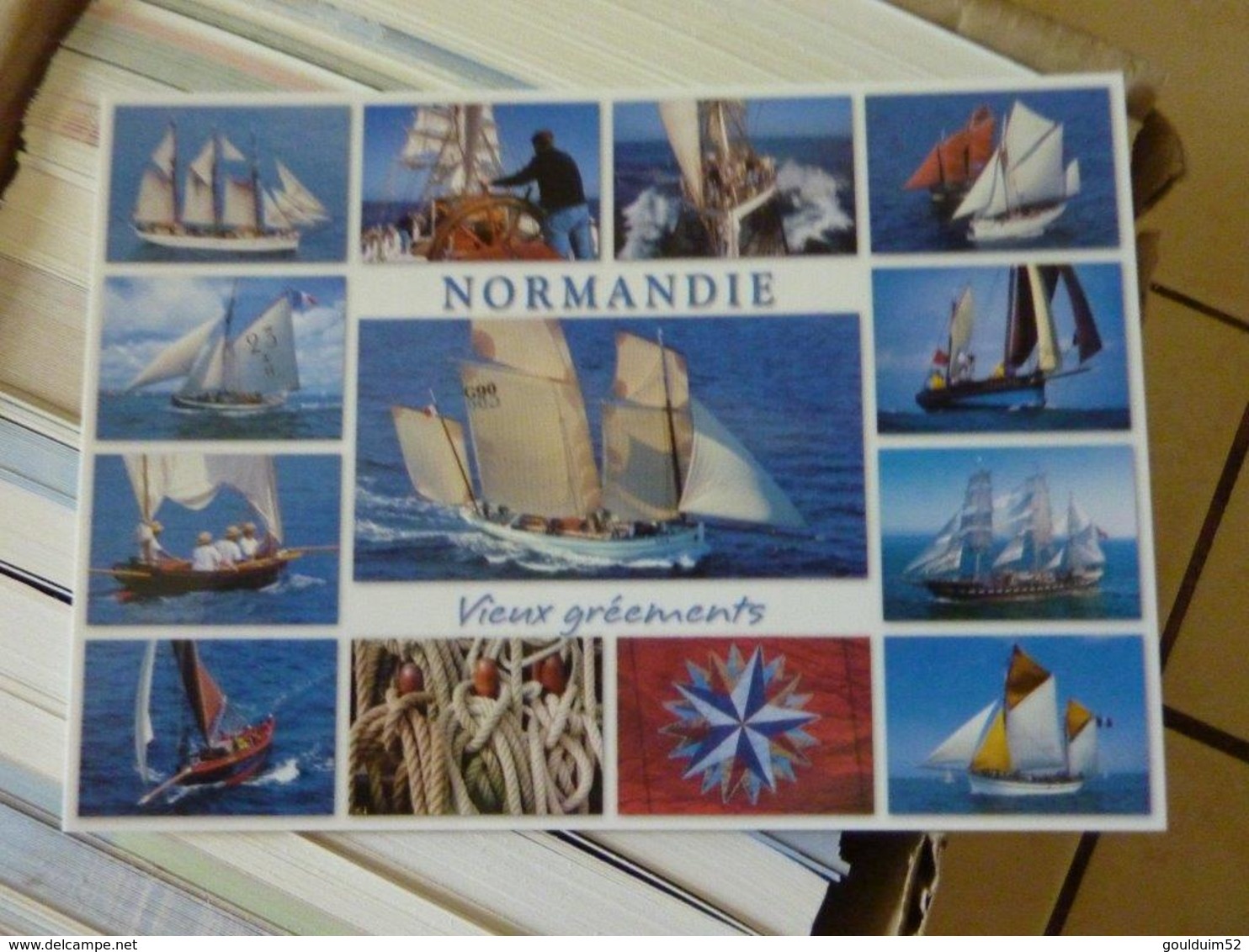 Lot de 1640 cartes postales modernes neuves sur la normandie