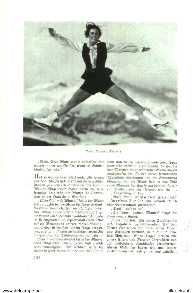Wie Isle In Den Sportpalast Kam (Eiskusntlauf) / Artikel, Entnommen Aus Zeitschrift /1938 - Bücherpakete