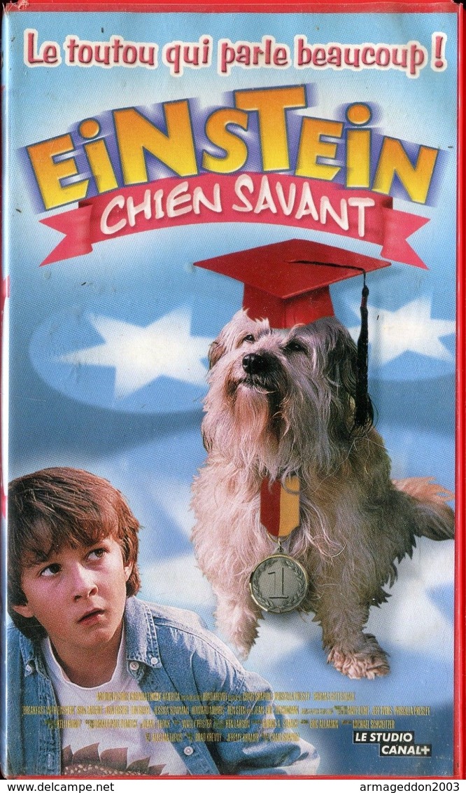 K7 VHS CASSETTE VIDEO - EINSTEIN CHIEN SAVANT - Children & Family