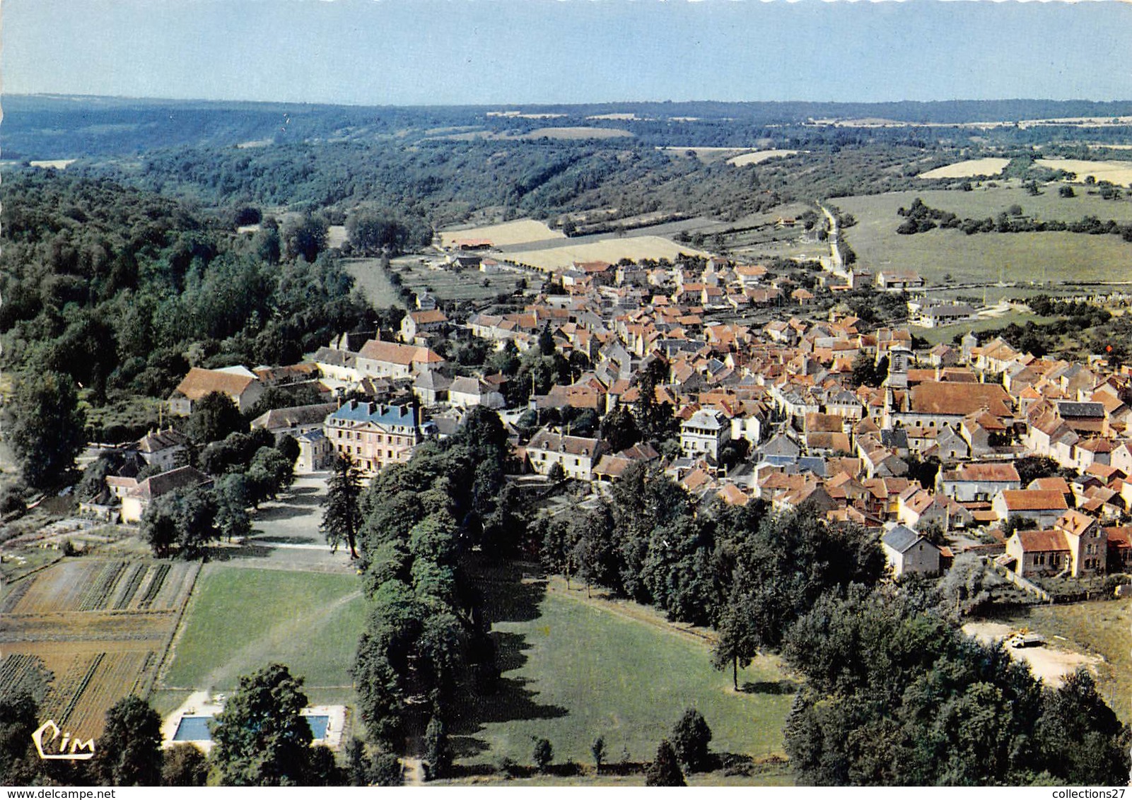 89-L'ISLE-SUR-SEREIN- VUE AERIENNE GENERALE - L'Isle Sur Serein