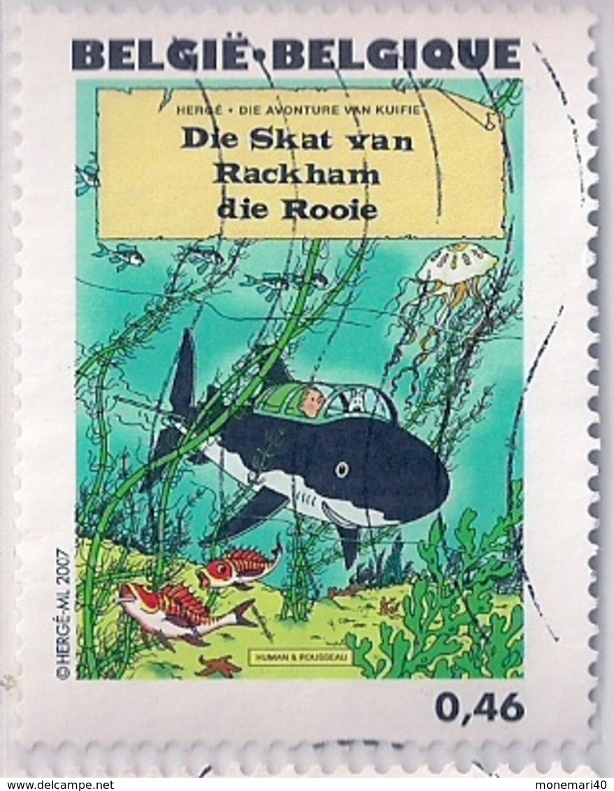 BELGIE - 2007 - O,46 €. - Die Skat Van Rackham Die Rooie - HERGE ML - Philabédés