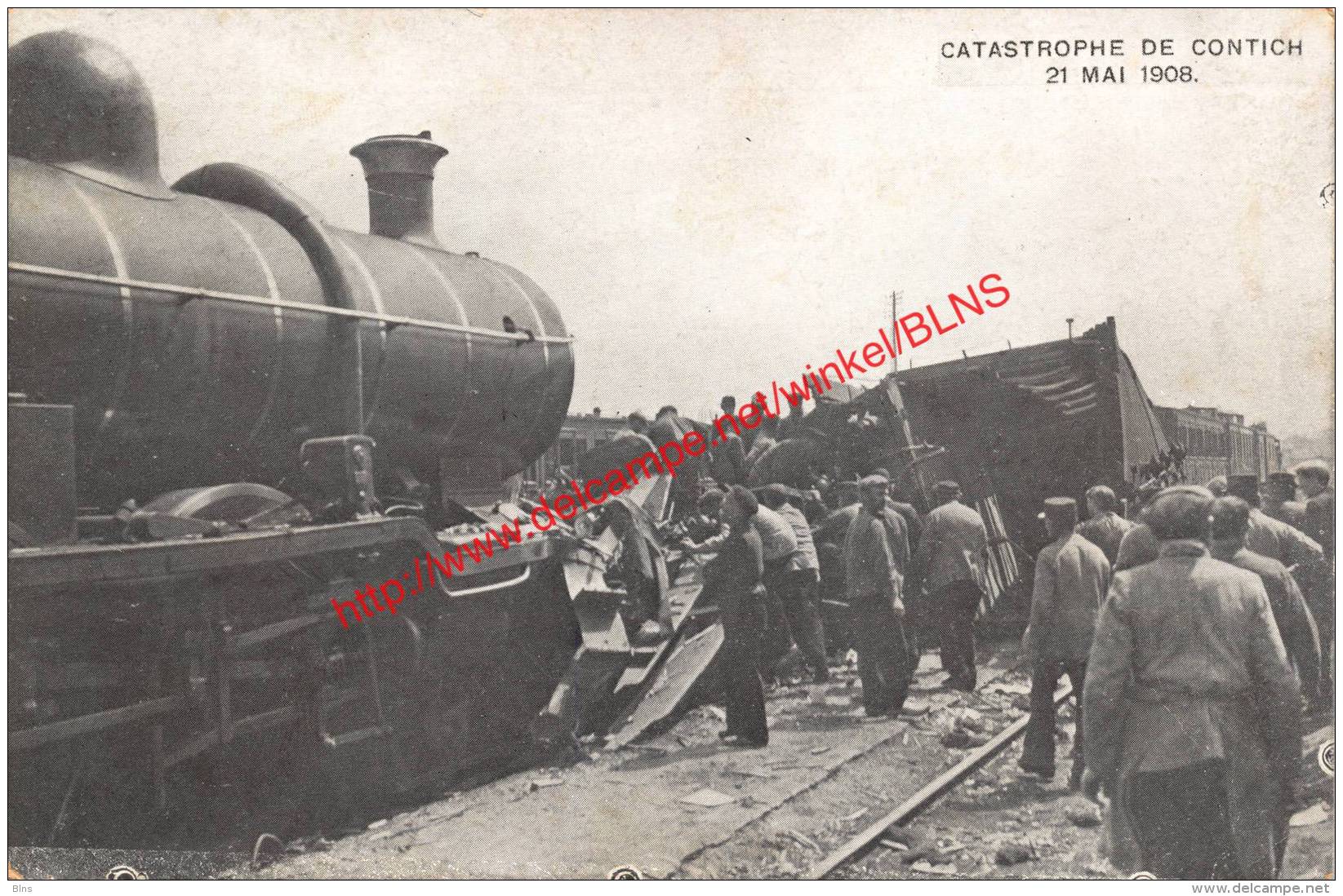 Catastrophe De Contich - 21 Mei 1908 - Trein - Kontich - Kontich