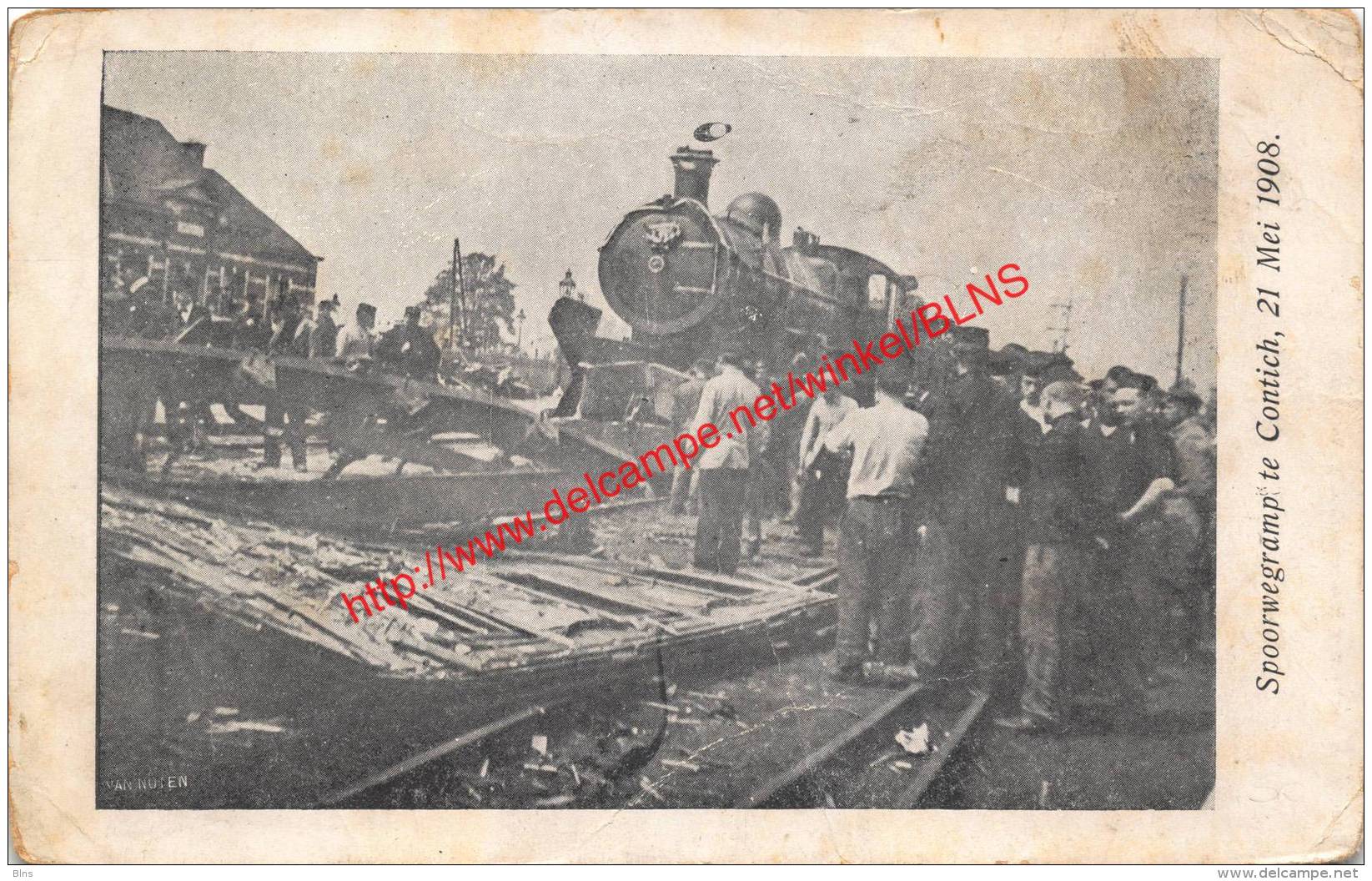 Catastrophe De Contich - 21 Mei 1908 - Trein - Kontich - Kontich