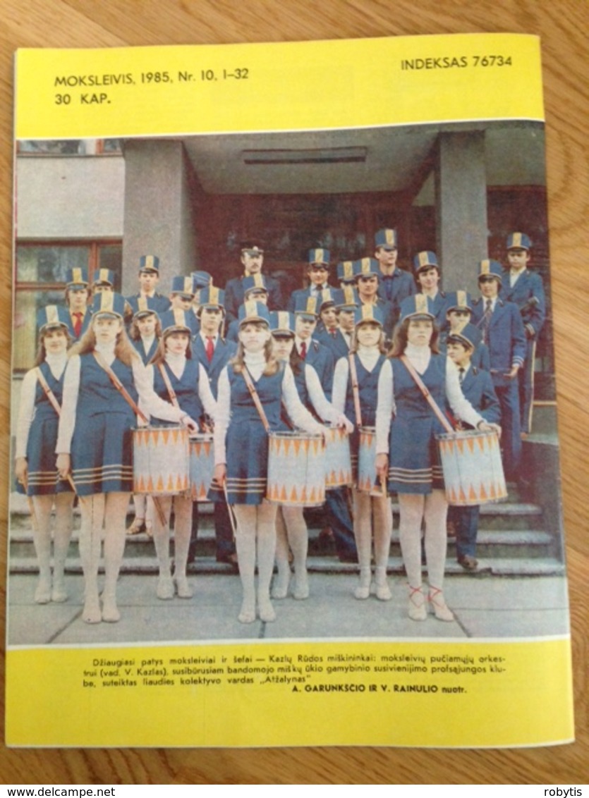 Magazine Student 1985 Lithuania - Junior