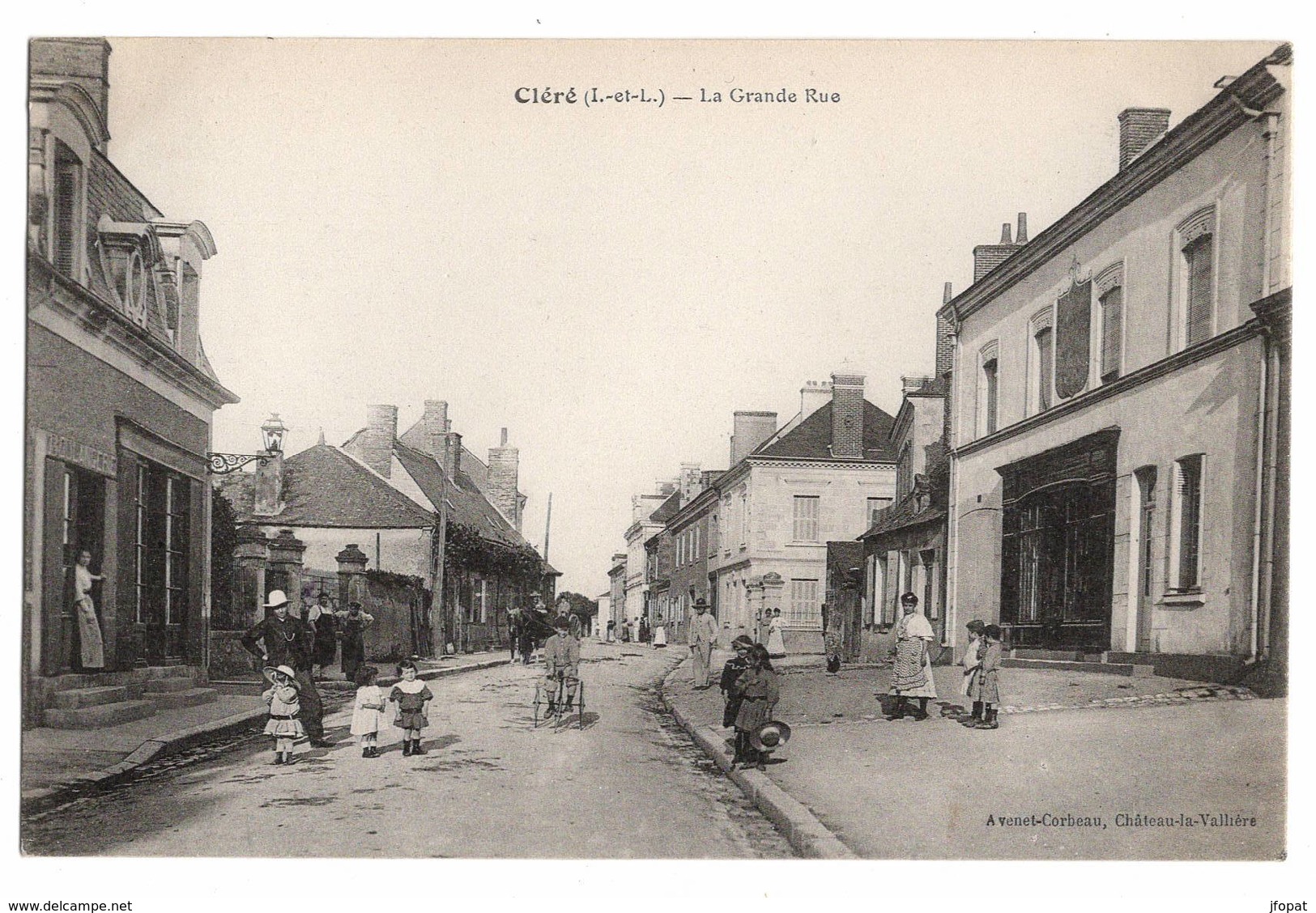 37 INDRE ET LOIRE - CLERE La Grande Rue - Cléré-les-Pins