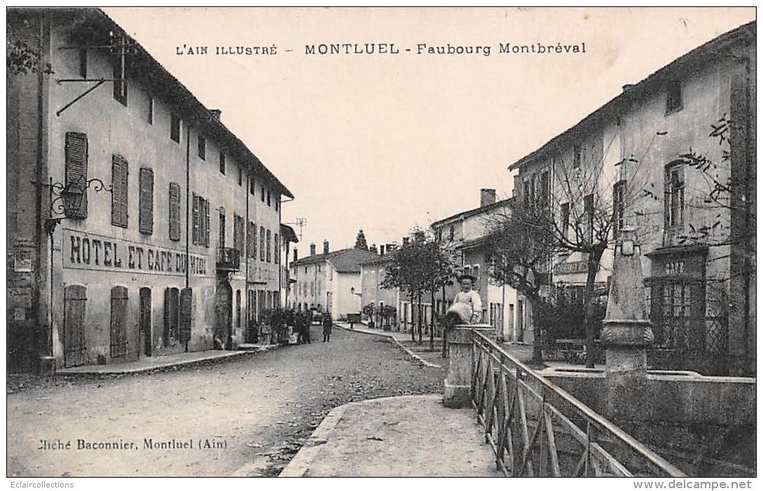 Montluel       01     Faubourg Montbréval         (voir Scan) - Montluel