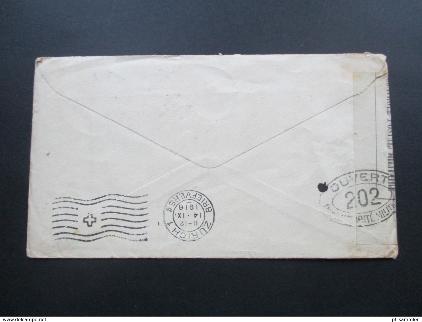 USA 1920 Ganzsachenumschlag Mit 2 Zusatzfrankaturen! Del Rio - Zürich. Controle Postal Militaire. Zensurbeleg - Briefe U. Dokumente