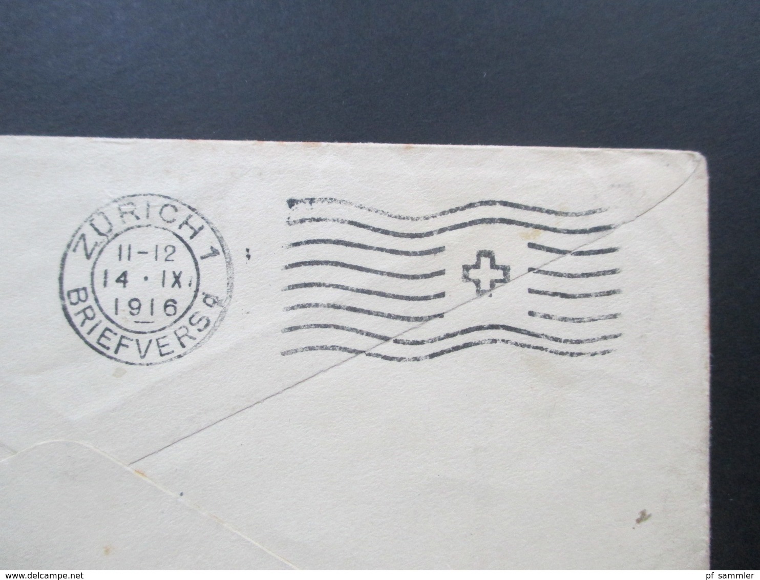 USA 1920 Ganzsachenumschlag Mit 2 Zusatzfrankaturen! Del Rio - Zürich. Controle Postal Militaire. Zensurbeleg - Briefe U. Dokumente