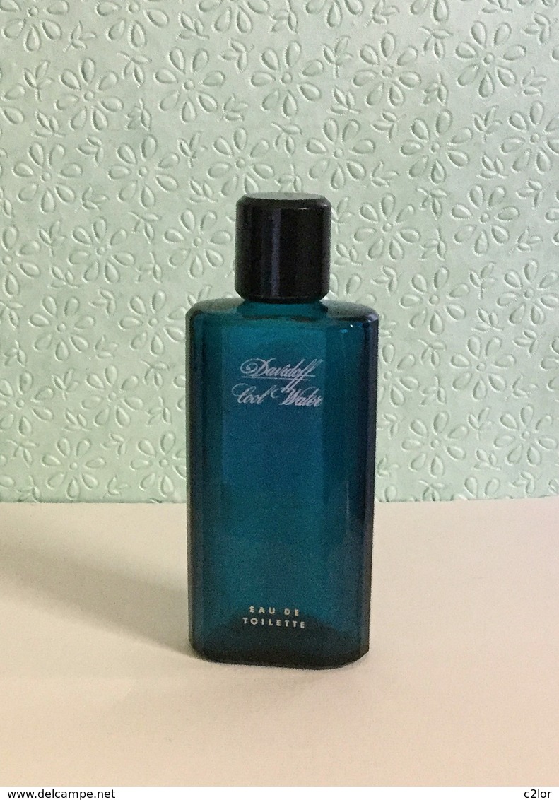 Flacon VIDE "COOL WATER " De DAVIDOFF  Eau De Toilette 75 Ml (pas Vapo) - Flakons (leer)