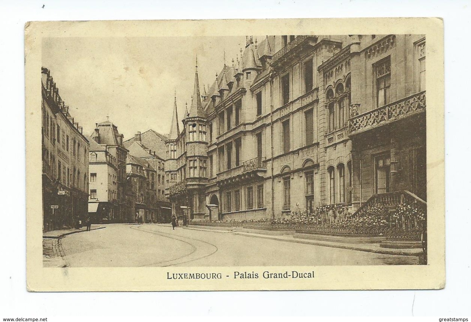 Luxembourg .palais Grand-ducal Postcard.posted 1933 - Grand-Ducal Family