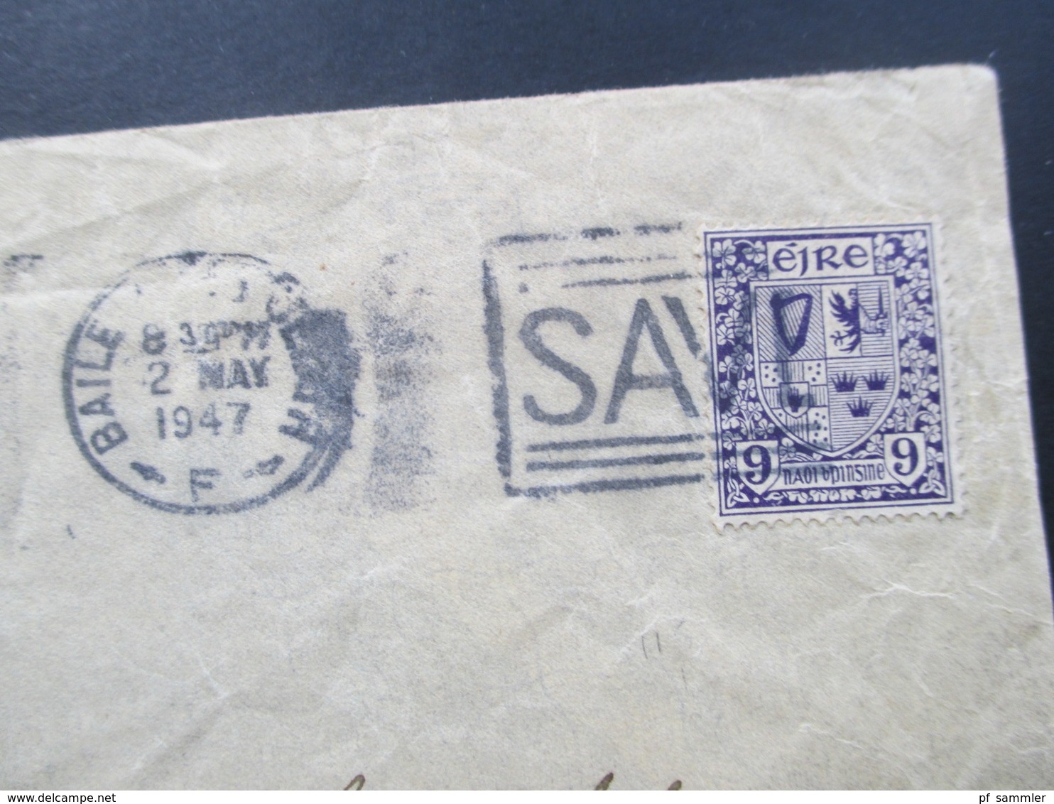 Irland / Eire 1947 Belege In Die USA. Air Mail / Luftpost. Interessant?? - Brieven En Documenten