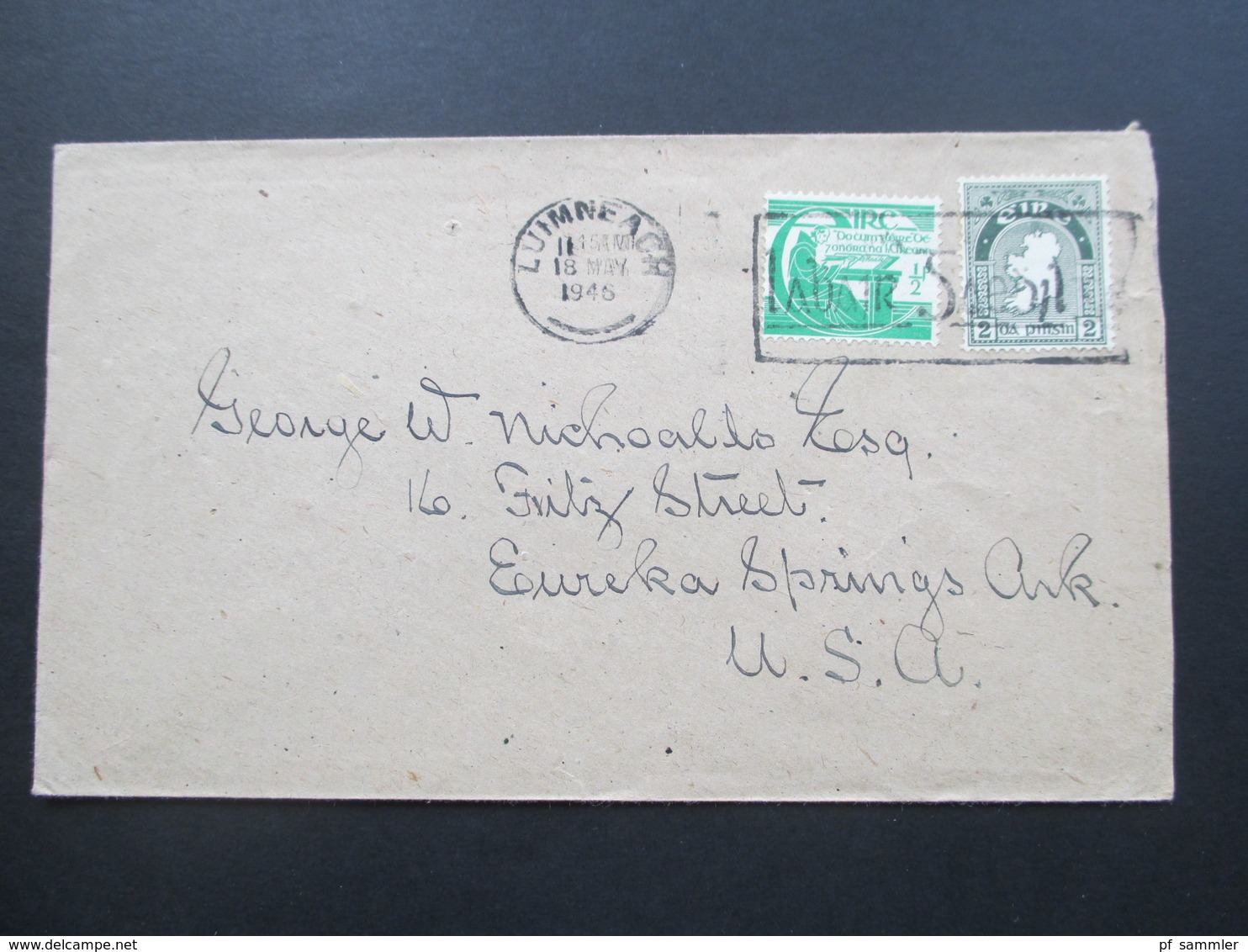 Irland / Eire 1947 Belege In Die USA. Air Mail / Luftpost. Interessant?? - Covers & Documents