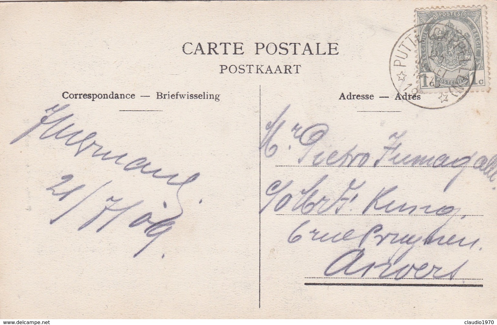 CARTOLINA - POSTCARD - BELGIO - PUTTE - HUZARENBERG. - Putte