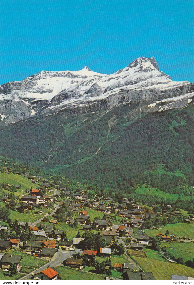 SUISSE,HELVETIA,SWISS,SCHWEIZ,SVIZZERA,SWITZERLAND ,VAUD ,LES DIABLERETS,belle Vue,été - Sonstige & Ohne Zuordnung