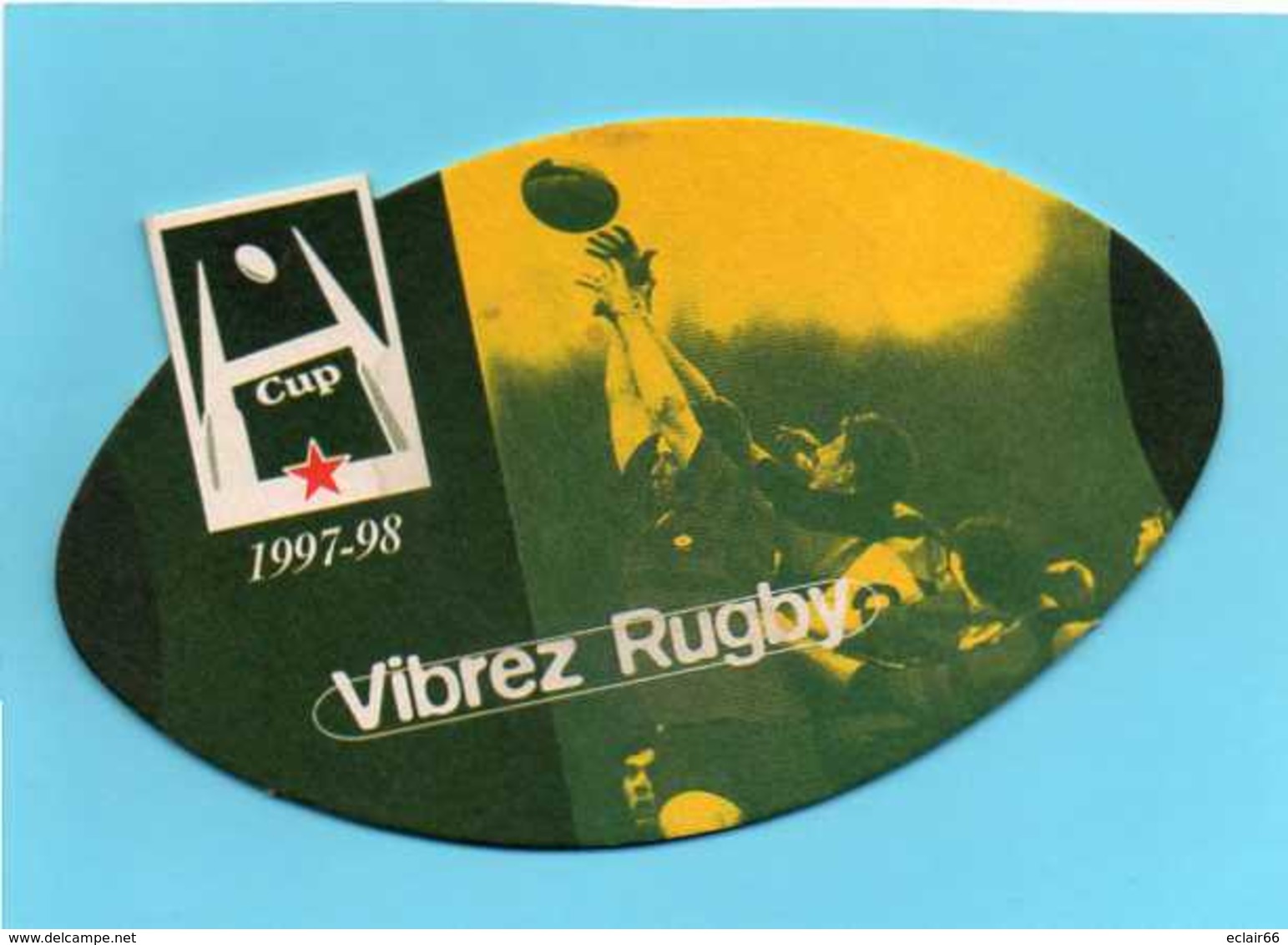 Vibrez Rugby  CUP  1997-98  Sous-BOCK - Rugby