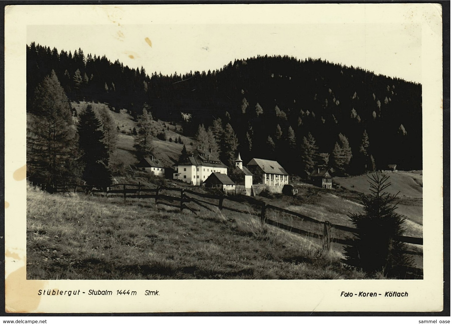 Gasthof Stüblergut / Stubalm  -  Salla / Köflach   -  Ansichtskarte Ca.1970    (8536) - Köflach