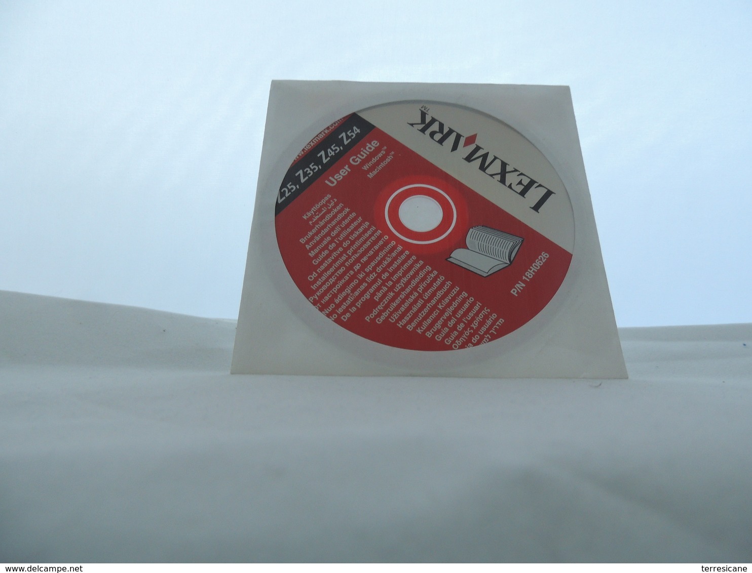CD LEXMARK Z25 Z35 Z45 Z54 USER GUIDE FOR WINDOWS AND MACINTOSH - CD