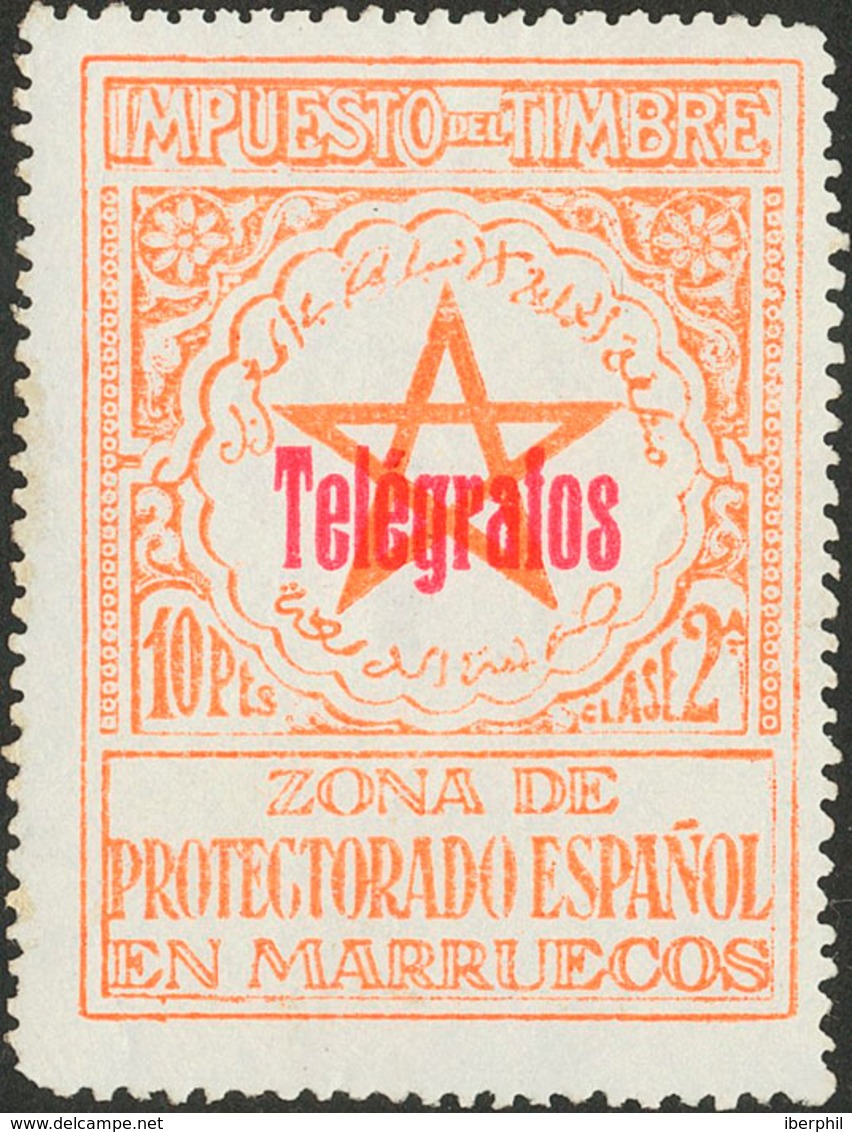 1512 1935. * 34G. 10 Pts Naranja. MAGNIFICO. Edifil 2013: 255? - Spanisch-Marokko