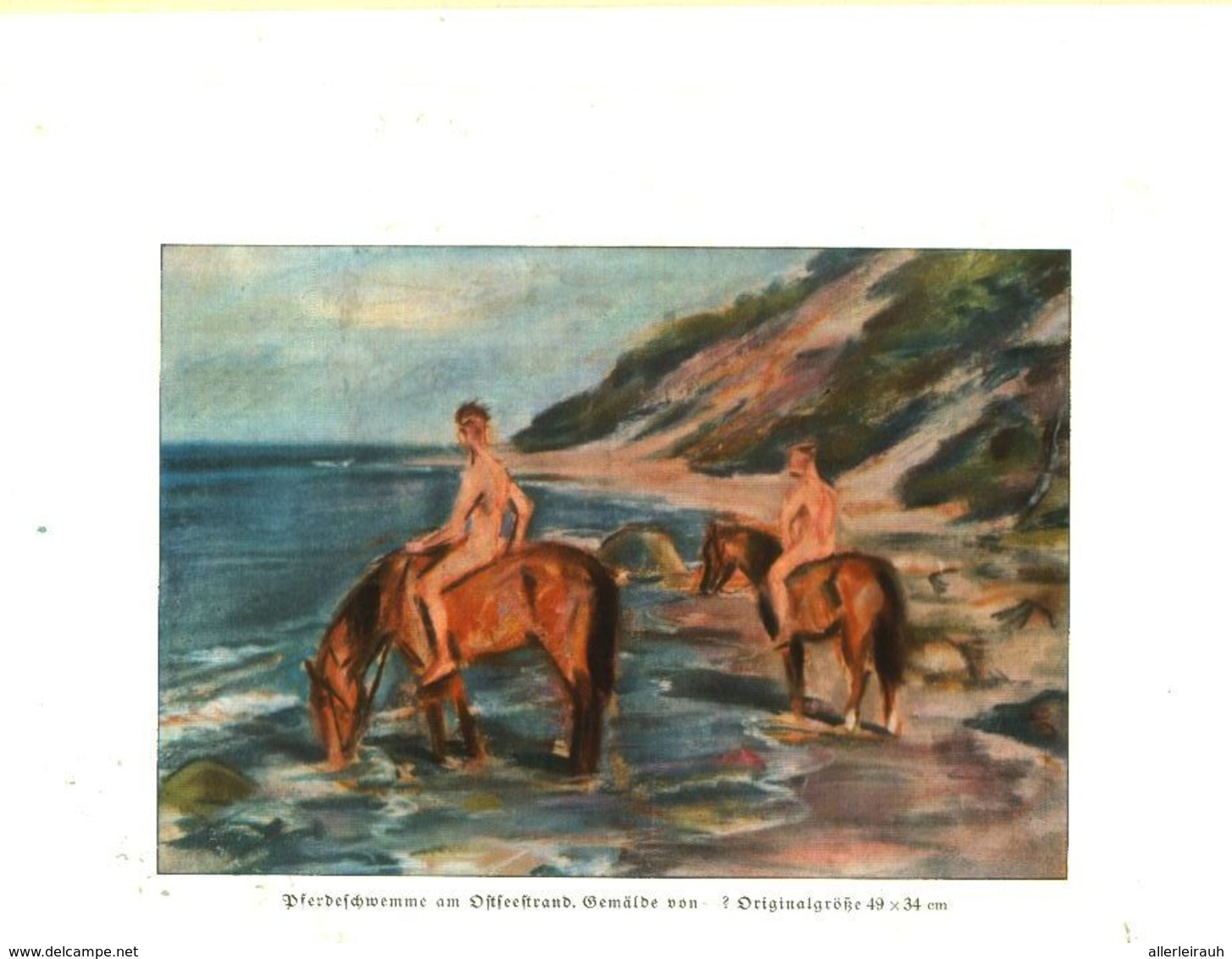 Wer Kennt Unsere Kuenstler (Gemälde Raten)   / Artikel, Entnommen Aus Zeitschrift /1936 - Colis