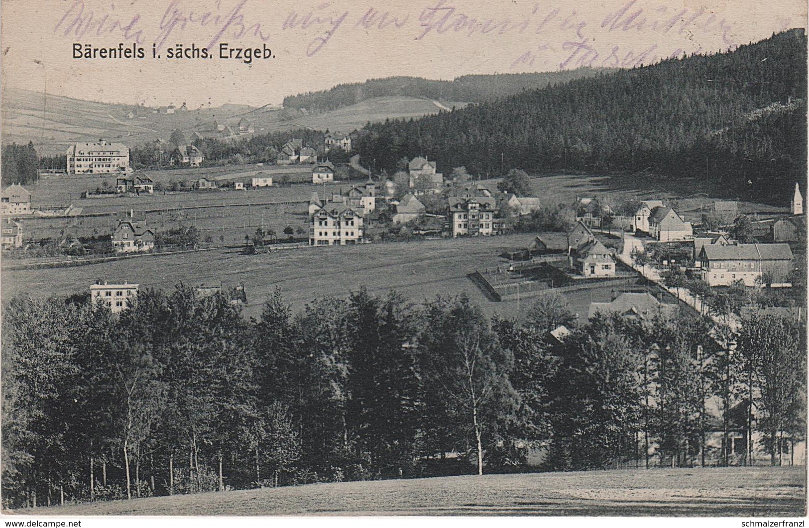 AK Bärenfels Gasthof Hotel ? Bei Schellerhau Kipsdorf Altenberg Oberbärenburg Zinnwald Rehefeld Holzhau Hermsdorf Seyde - Kipsdorf