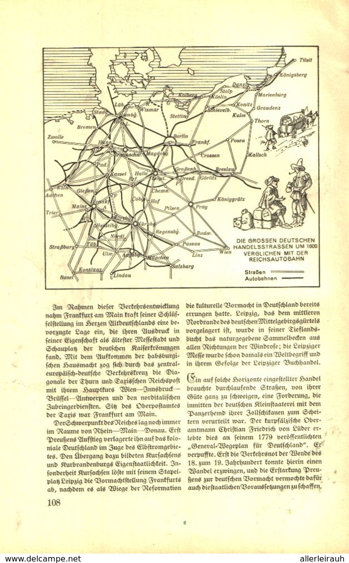 Die Rune Der Landschaft (von Dr.Alfred Weise) / Artikel, Entnommen Aus Zeitschrift /1936 - Bücherpakete