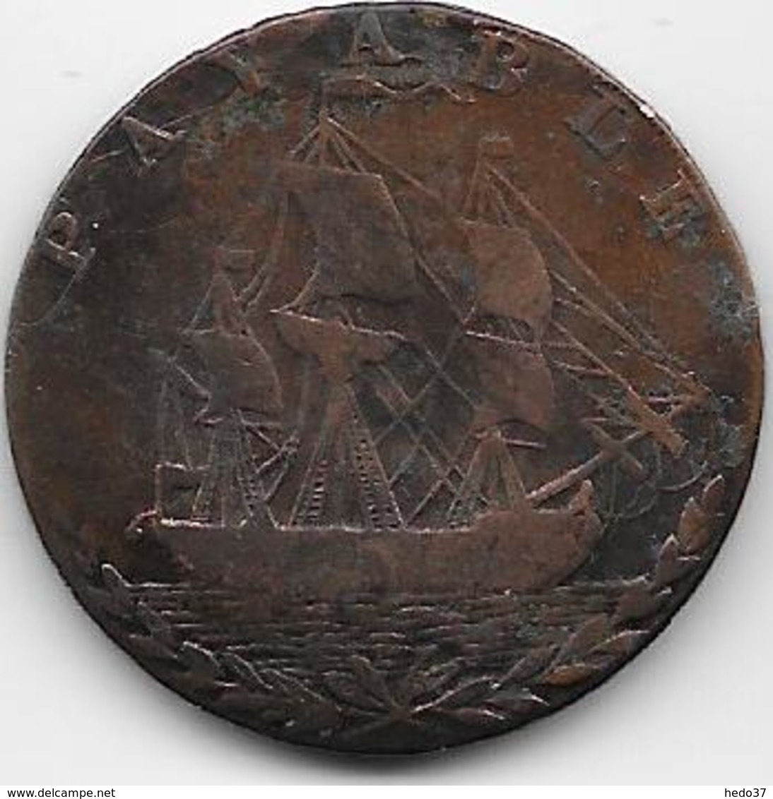 Grande Bretagne - 1/2 Penny - 1794 - Sonstige & Ohne Zuordnung