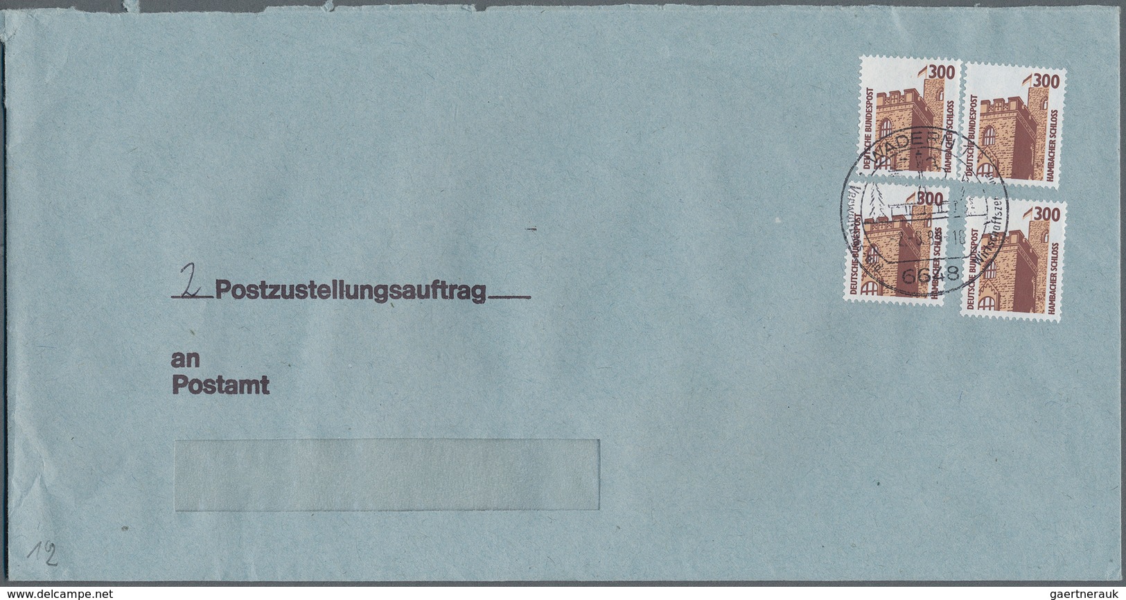 32781 Bundesrepublik Deutschland: 1984/1992, Partie Von Ca. 96 Gerichtsvollzieher-Zustellungsaufträgen, Da - Sonstige & Ohne Zuordnung