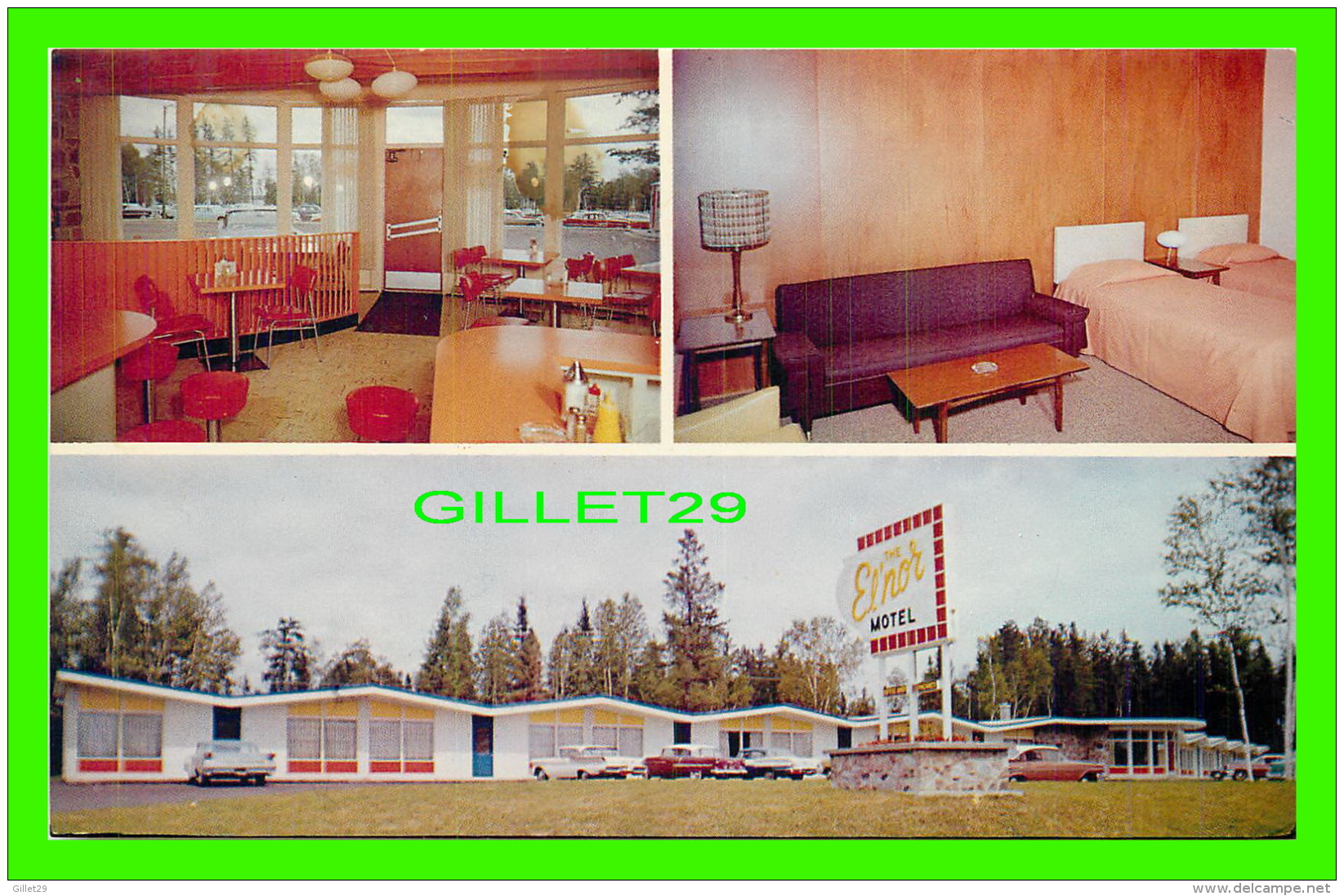 FALCON BEACH, MANITOBA - ELNOR MOTEL - 3 MULTIVUES - - Other & Unclassified