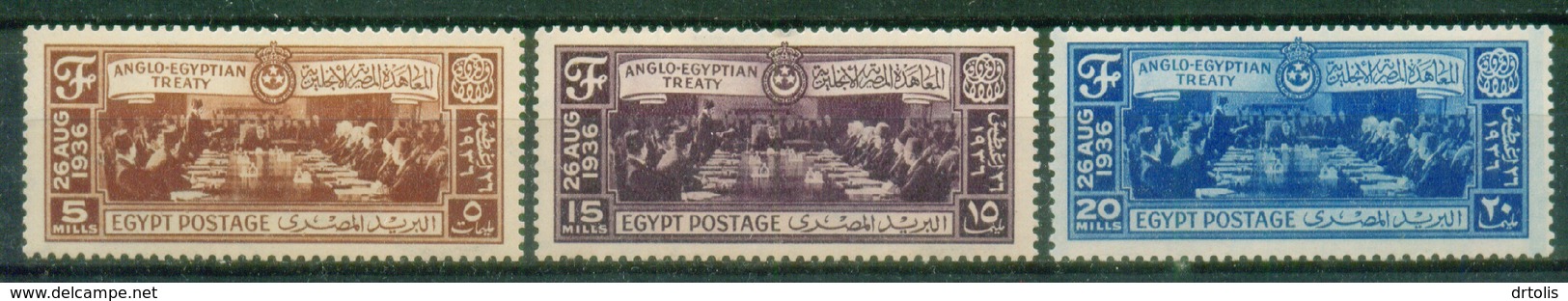 EGYPT / 1936 / ANGLO-EGYPTION TREATY / NAHAS PASHA / MNH . - Neufs