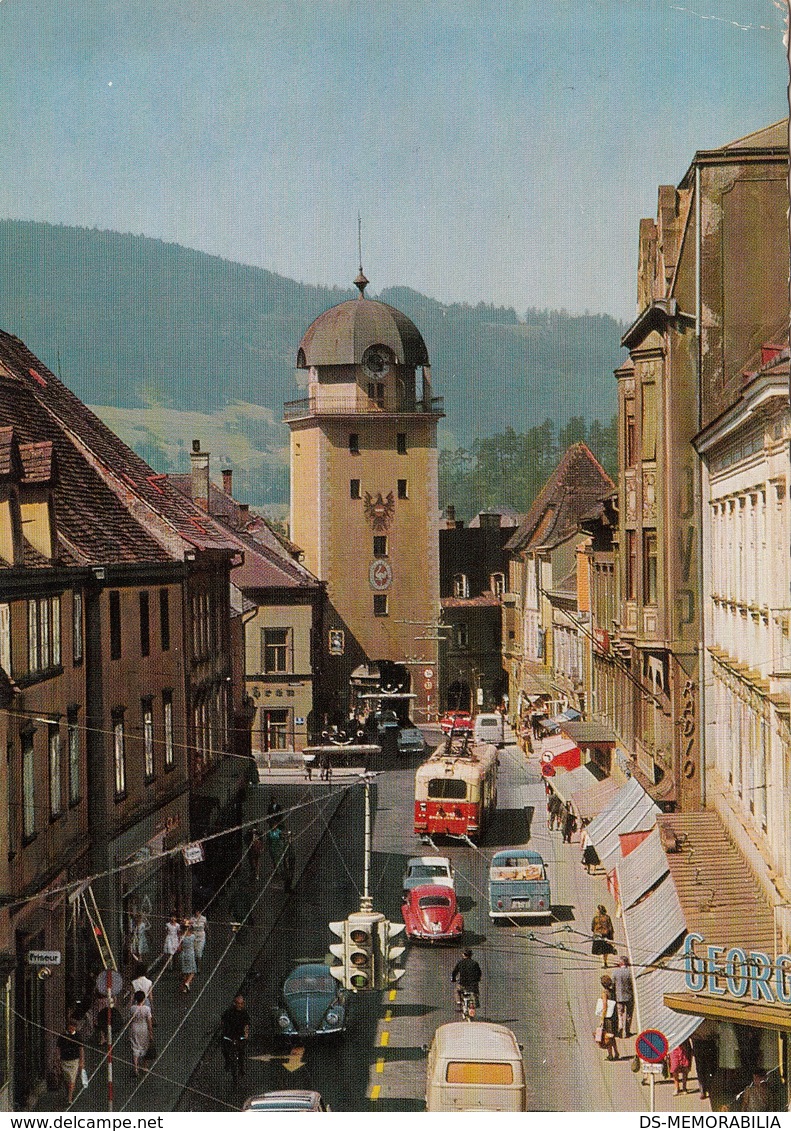 Leoben - Homanngasse , Trolley Bus - Leoben