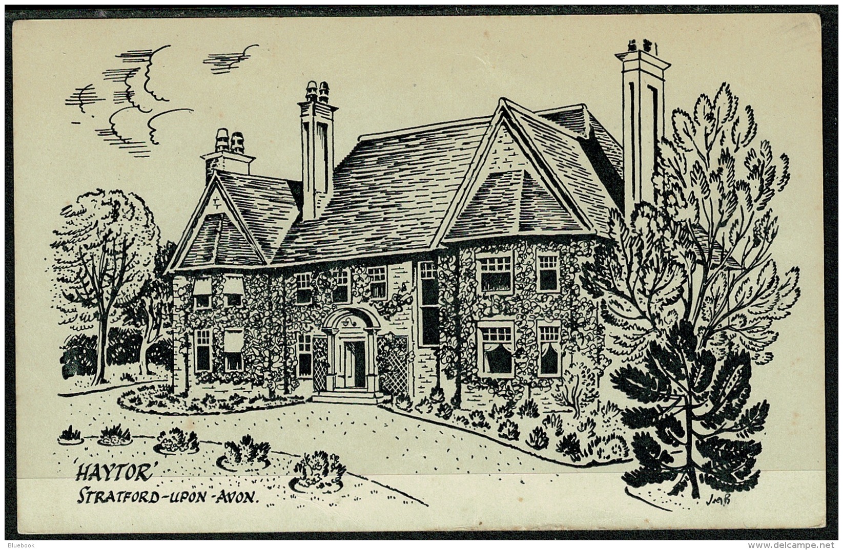 RB 1203 -  Postcard - Haytor  House- Stratford-on-Avon Warwickshire - Stratford Upon Avon