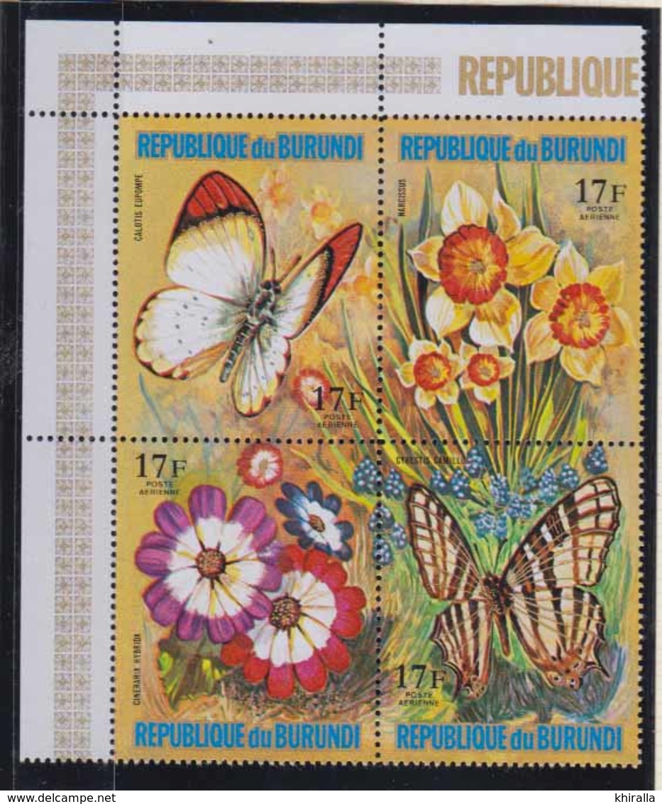 URUNDI   1973   Faune - Papillons       PA    N°   289 / 312         Cote      100 € 00 - Ongebruikt