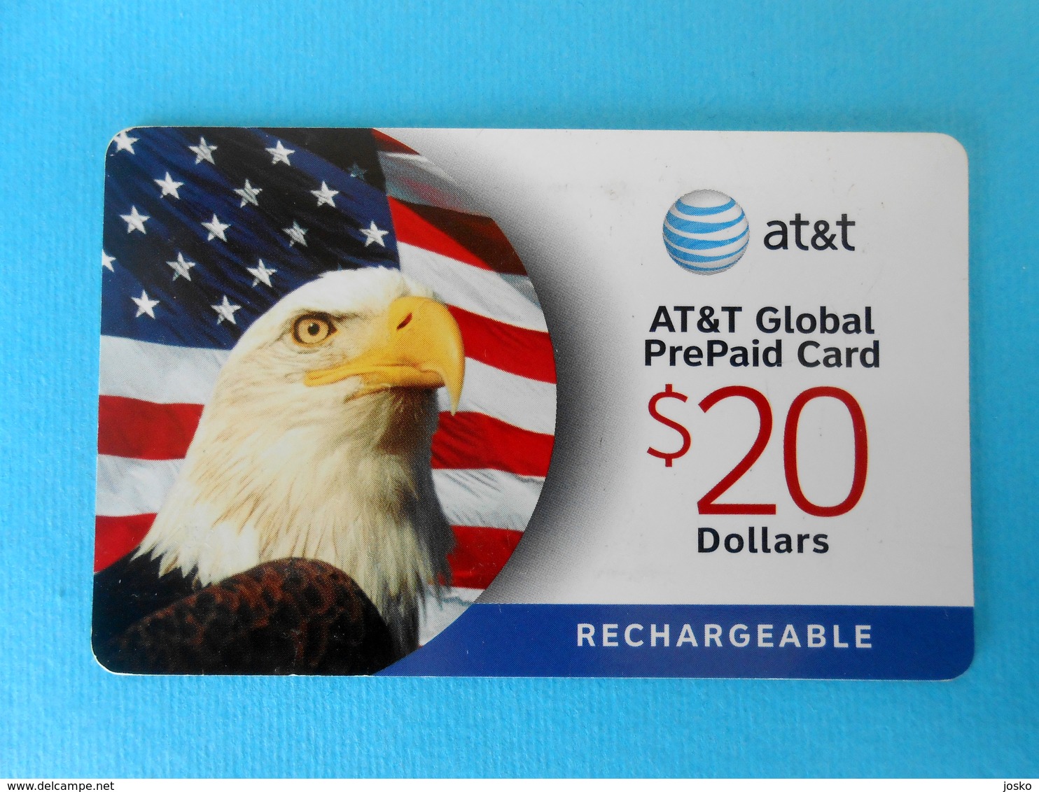 AMERICAN BALD EAGLE ( USA - AT&T Card ) Eagle Aigle Adler Aguila Aquila Birds Of Prey Raptors Raptor Bird Rapace Rapaces - AT&T