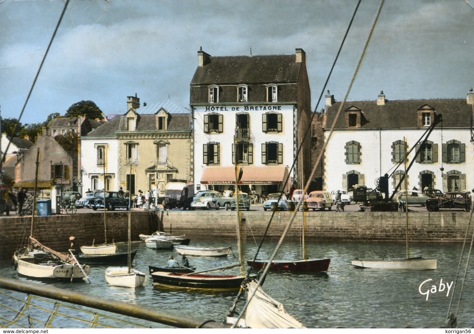 LA TRINITE SUR MER *** LES QUAIS ET L HOTEL DE BRETAGNE*** - La Trinite Sur Mer