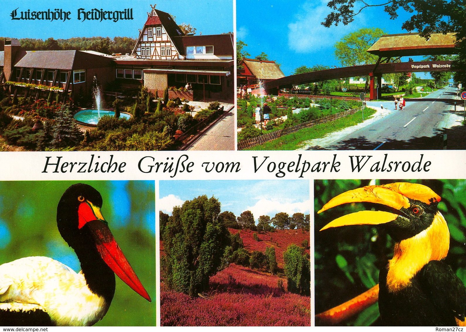 Vogelpark Walsrode (Bird Park), Germany - Entrance, Stork, Hornbill - Walsrode