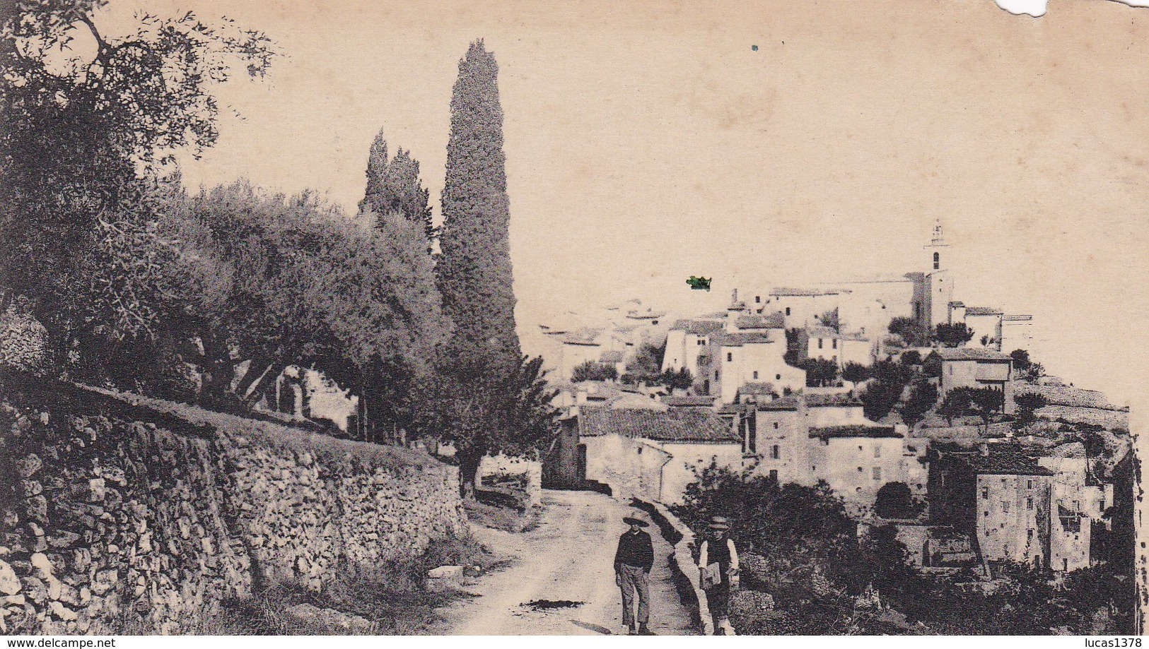 83 / SOLLIES VILLE / VUE GENERALE ET CHEMIN DE SAINT LOUP / ANIMEE / ELD 599 - Sollies Pont