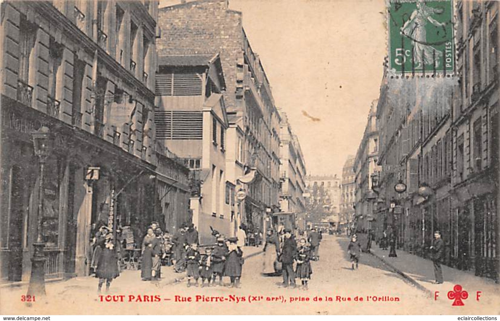 Paris     75011     Série Tout Paris : Rue Pierre Nys               (voir Scan) - Lotti, Serie, Collezioni