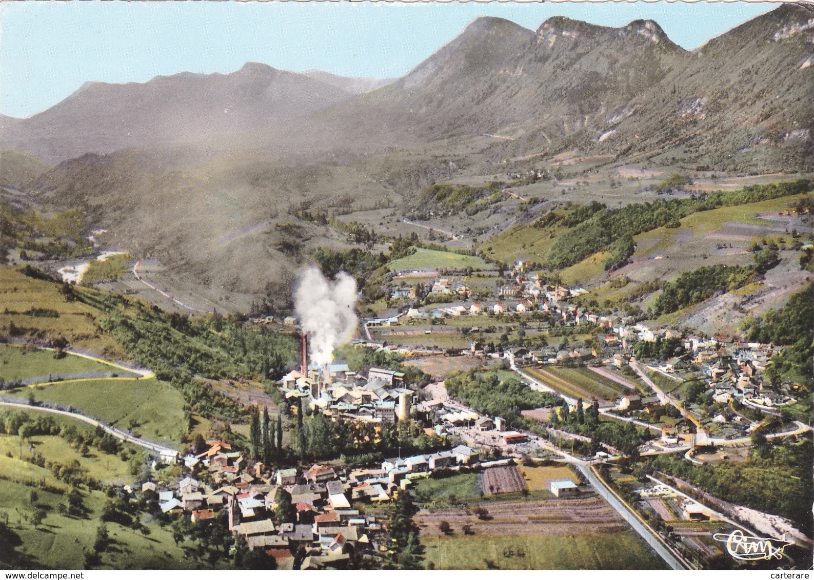 38,Les Saillants Du Gua,isère,genevrey De Vif,usine,prés Vif,varces,grenoble,vizille,carte Photo Combier Aerienne - Vif