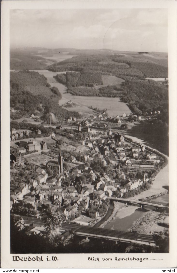 D-58791 Werdohl - Blick Vom Remelshagen - Railway - Werdohl