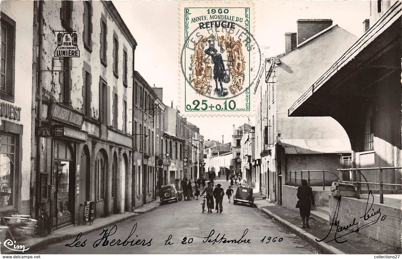 85-LES HERBIERS- RUE DE L'EGLISE - Les Herbiers