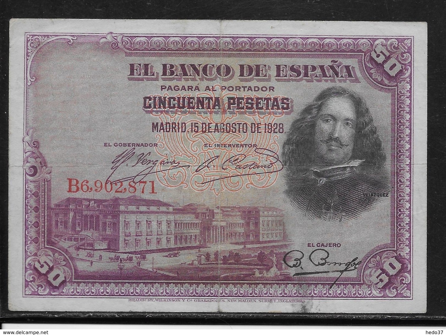 Espagne - 50 Pesetas - 1928 - Pick N°75 - SUP - 50 Pesetas