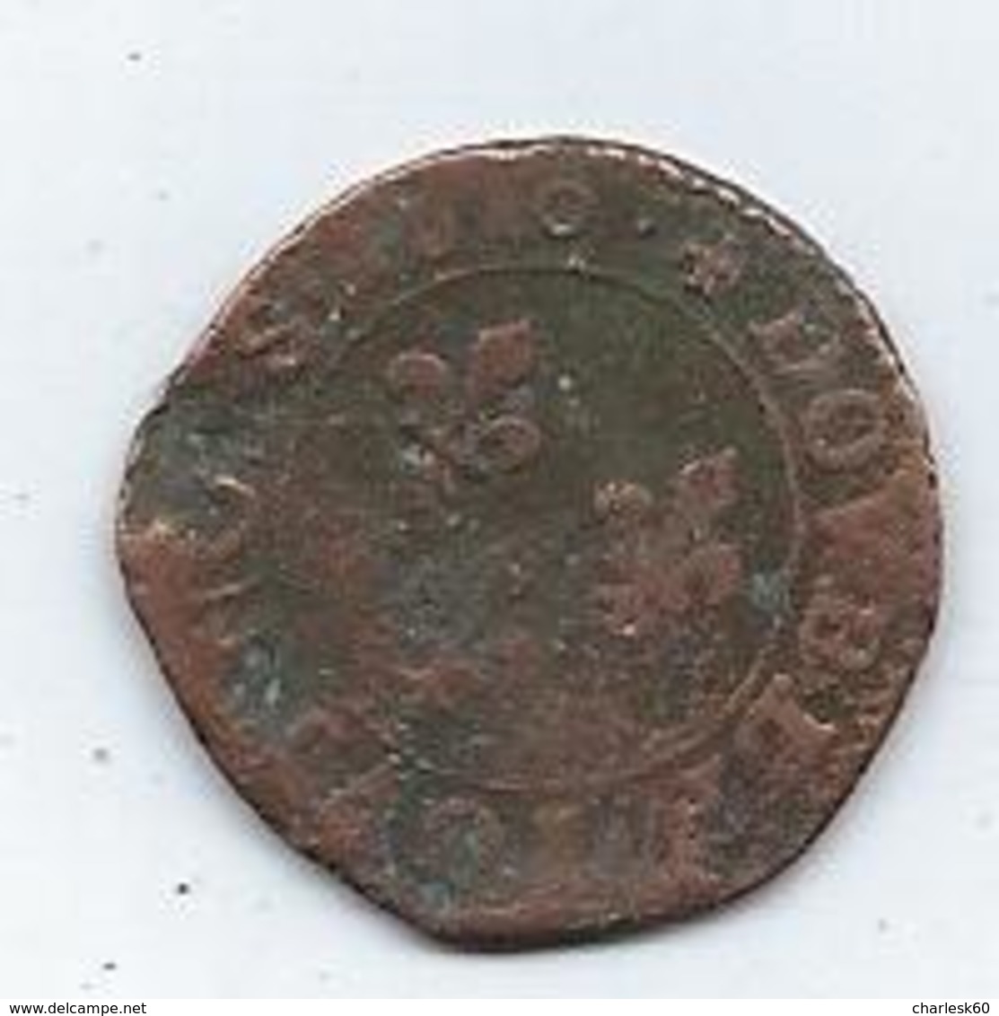 Monnaie France Double Tournois 1610 Henri IV Louis XIII - 1589-1610 Henri IV Le Vert-Galant