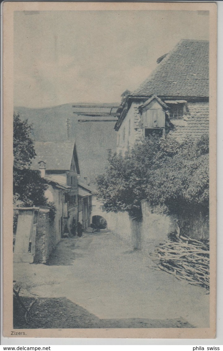 Zizers - Dorfgasse - Schweizer Heimatschutz - Photo: Chr. Meisser - Zizers